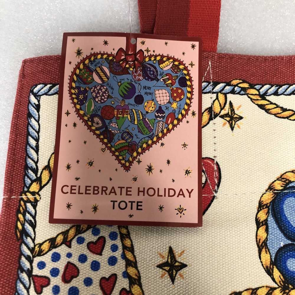 BRIGHTON Celebrate Holiday Tote New With Tags Retails for $150 - Picture 6 of 16